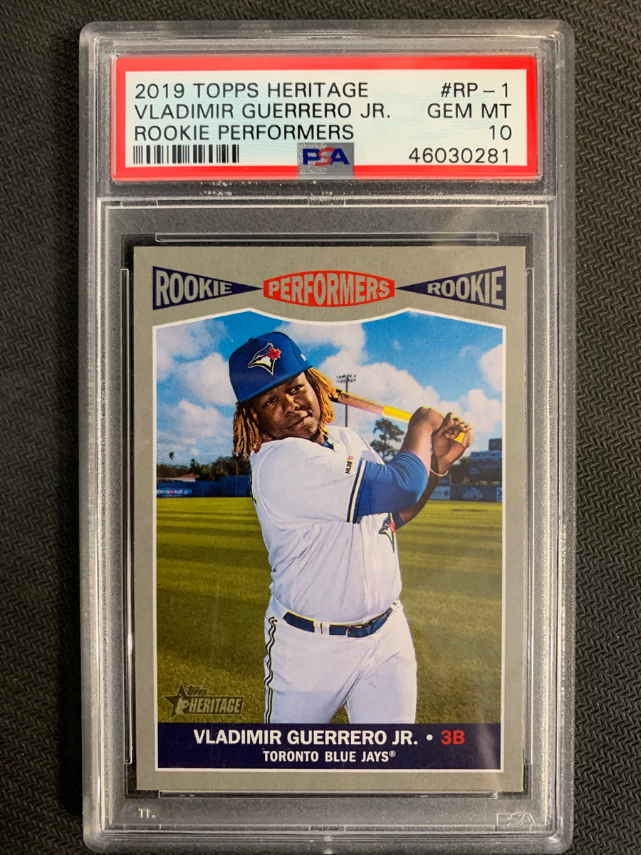 Vladimir Guerrero Jr. Graded 10 Topps Heritage Baseball Card 