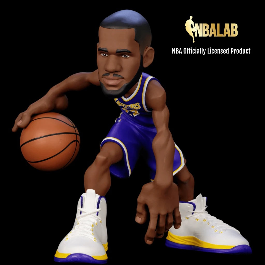 Funko Vinyl Gold 5 Inch NBA Los Angeles Lakers - LeBron James City Edition  purple