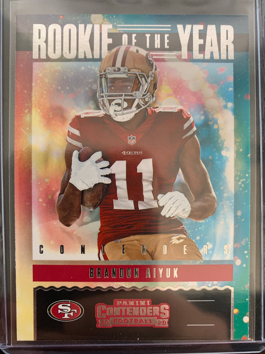 2020 Panini Contenders Rookie of the Year Brandon Aiyuk #RY-BA 49ers