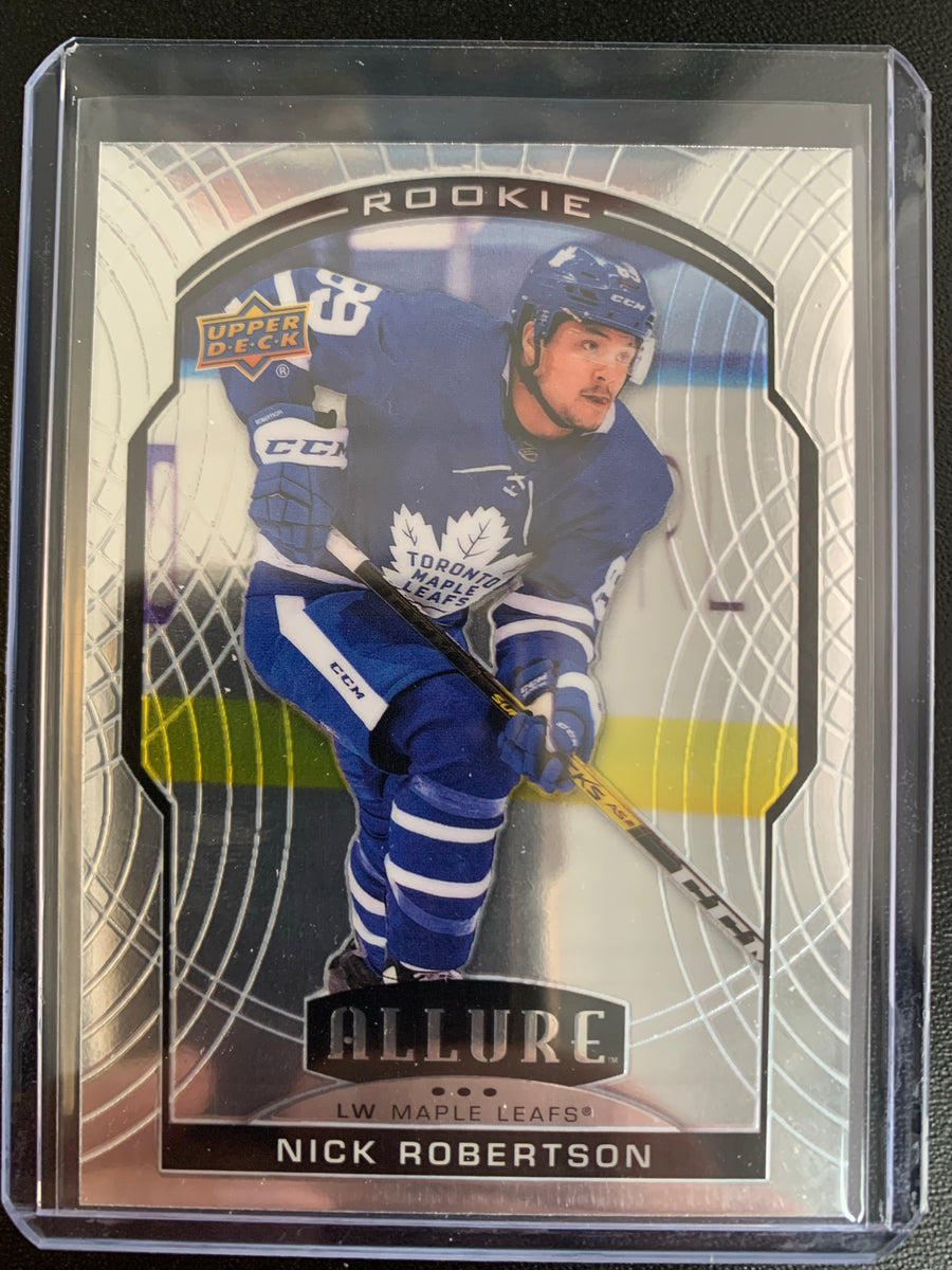 2020-21 Nick Robertson UD Premier /99 Rookie Patch Auto newest Leafs