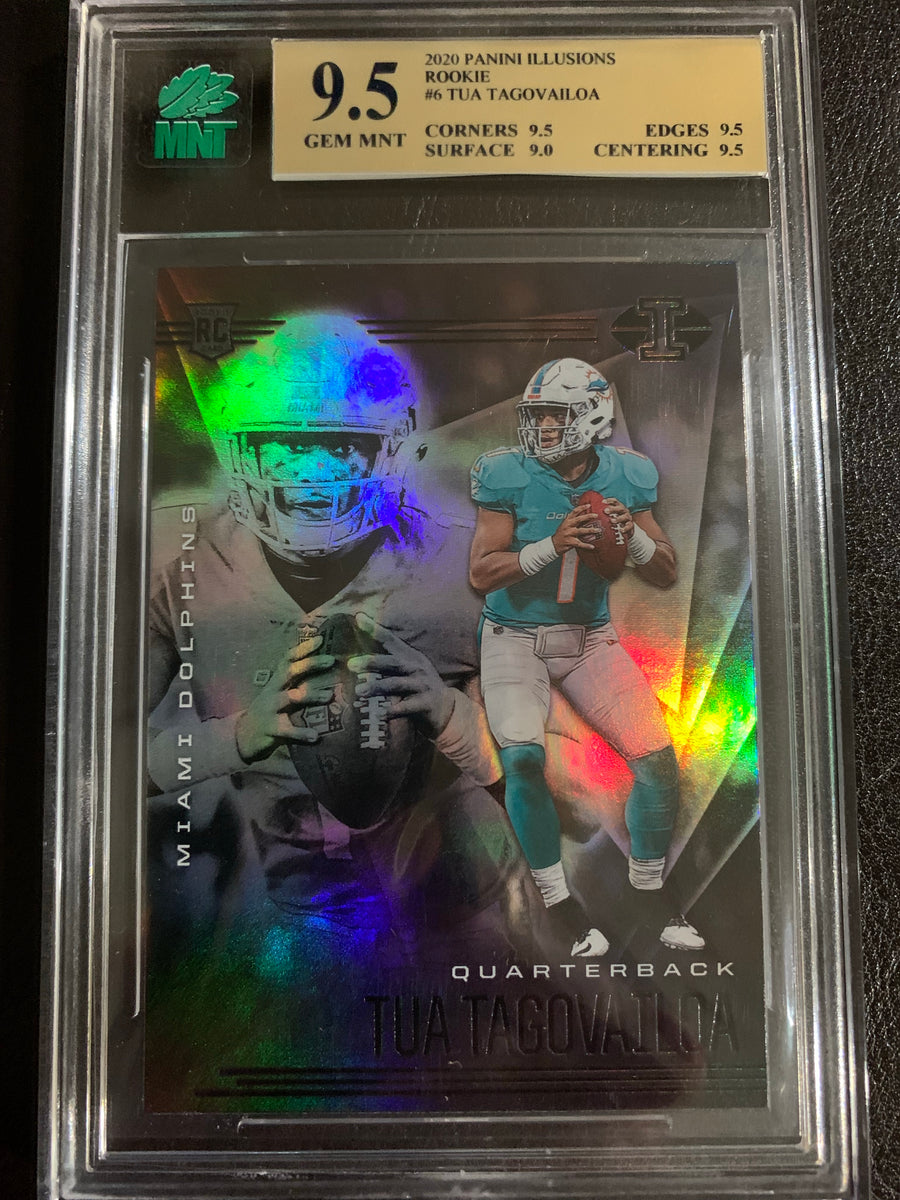 2020 Panini Illusions #6 Tua Tagovailoa RC - Miami Dolphins