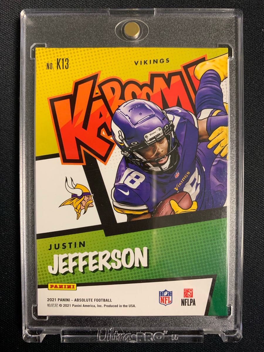 Men's Minnesota Vikings #18 Justin Jefferson Gold 2021 Inverted