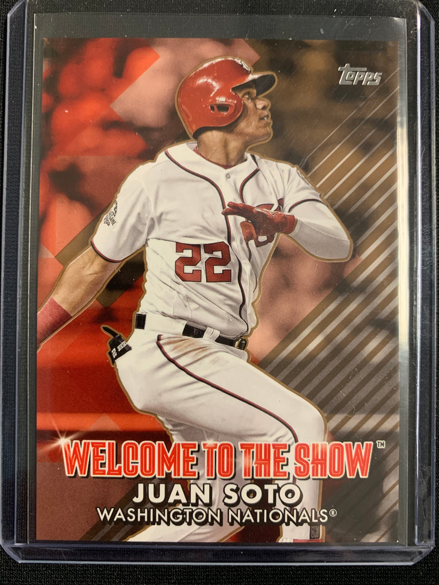 MIKE TROUT 2022 TOPPS welcome to the show card