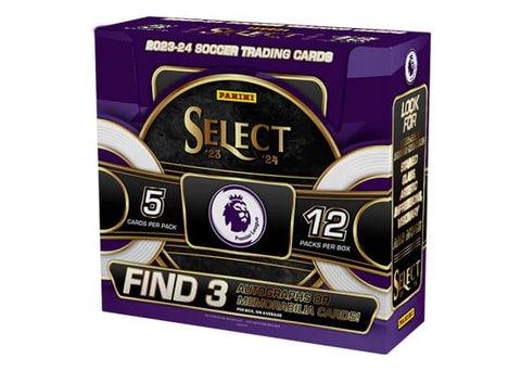 2023-24 PANINI SELECT ENGLISH PREMIER LEAGUE  SOCCER HOBBY BOXES - ON SALE