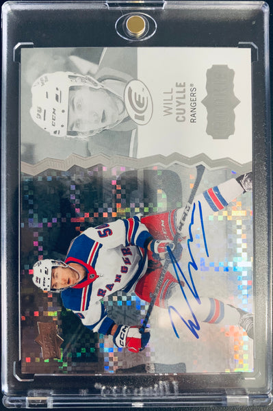 2023-24 UPPER DECK ICE HOCKEY #125 NEW YORK RANGERS - WILL CUYLLE SNOWFLAKE SP ROOKIE AUTOGRAPH