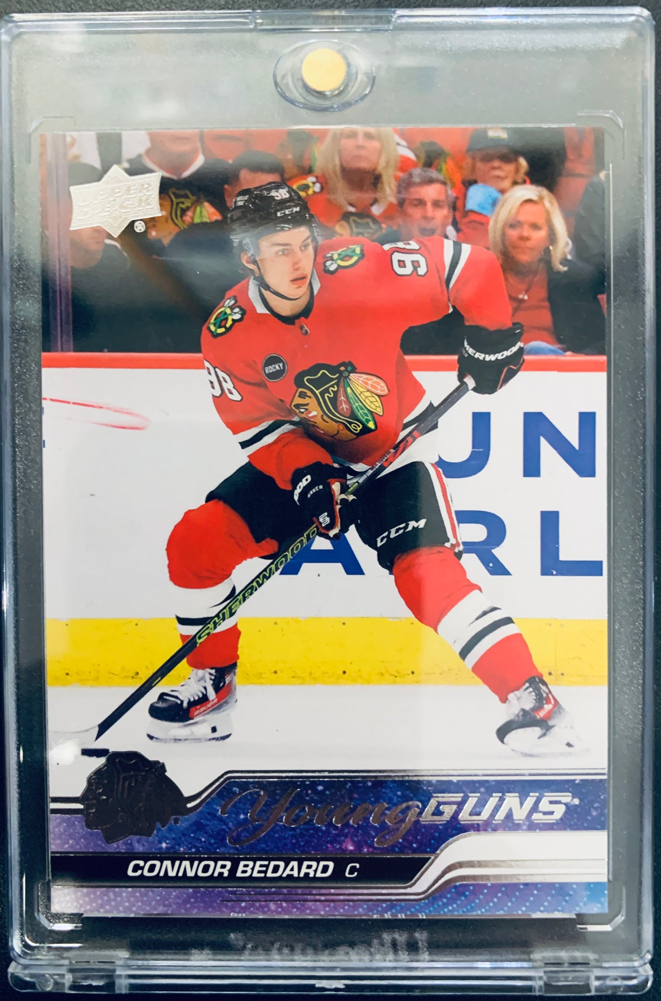 2023-24 UPPER DECK HOCKEY #451 - CONNOR BEDARD YOUNG GUNS ROOKIE CARD