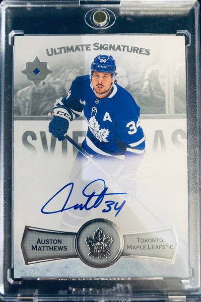 2022-23 UPPER DECK ULTIMATE HOCKEY #US-AM TORONTO MAPLE LEAFS - AUSTON MATTHEWS ULTIMATE SIGNATURES AUTO