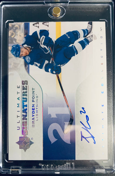 2019-20 UPPER DECK ULTIMATE HOCKEY #US-BP TAMPA BAY LIGHTNING - BRAYDEN POINT ULTIMATE SIGNATURES