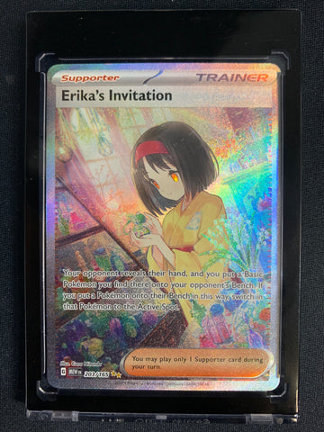 POKEMON S/V 151 - ERIKA'S INVITATION FULL ART ULTRA RARE 203/165 - MINT