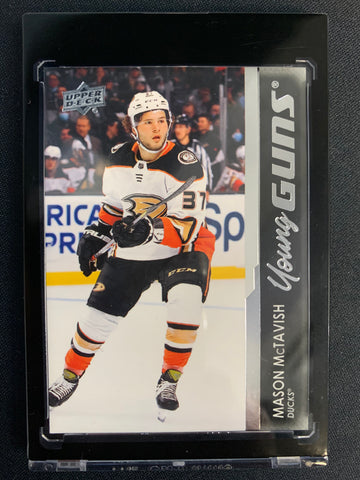 2021-22 UPPER DECK S2 HOCKEY #451 ANAHEIM DUCKS - MASON MCTAVISH YOUNG GUNS ROOKIE CARD