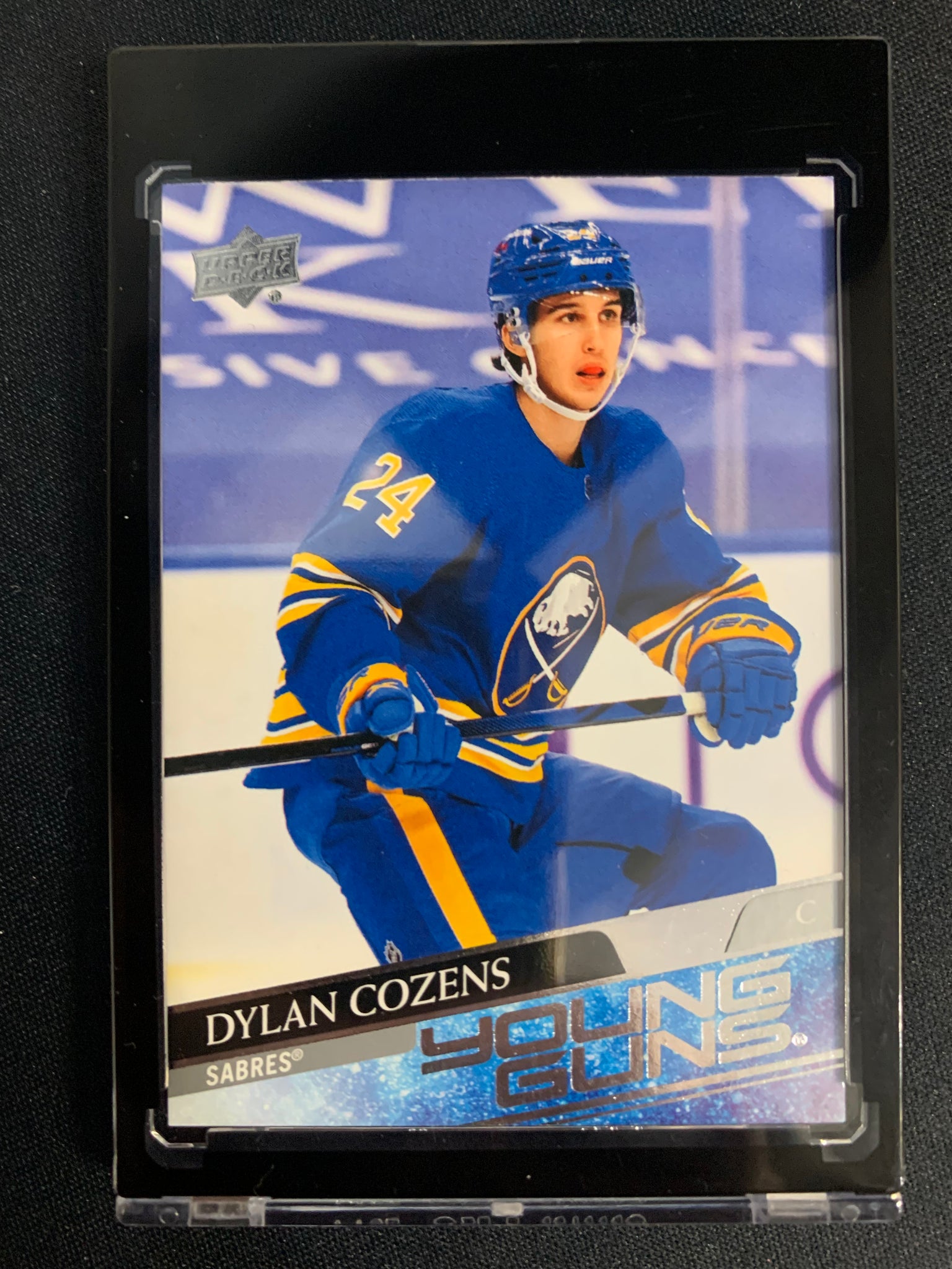 2020-21 UPPER DECK HOCKEY #495 BUFFALO SABRES - DYLAN COZENS YOUNG GUNS ROOKIE