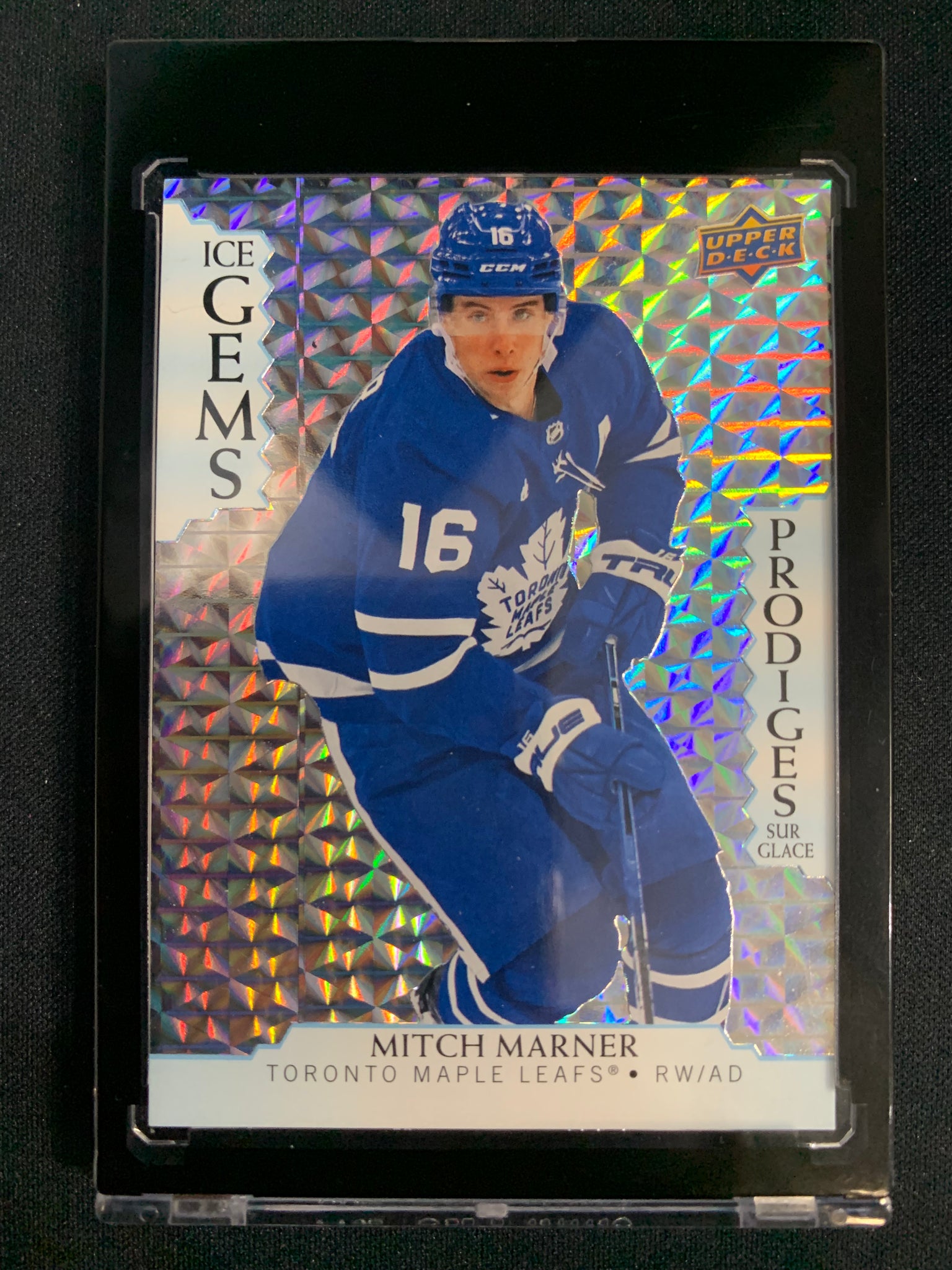 2023-24 TIM HORTONS COLLECTION #IG-3 TORONTO MAPLE LEAFS - MITCH MARNER ICE GEMS SSP INSERT