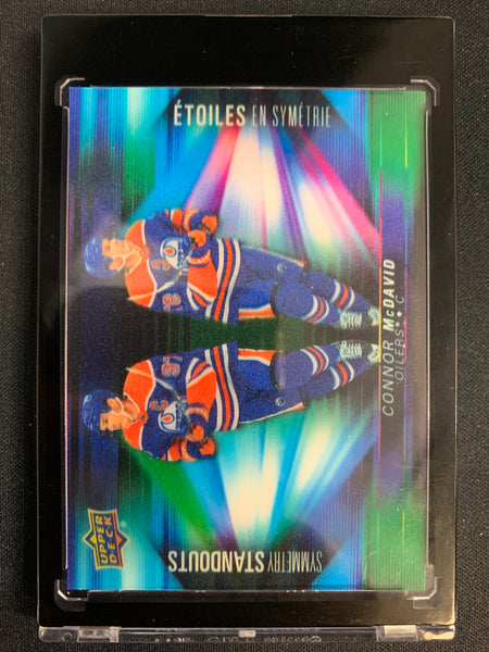 2023-24 TIM HORTONS COLLECTION #3D-5 - CONNOR MCDAVID SYMMETRY STANDOUTS SP INSERT