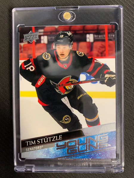 2020-21 UPPER DECK HOCKEY #482 OTTAWA SENATORS - TIM STUTZLE YOUNG GUNS ROOKIE