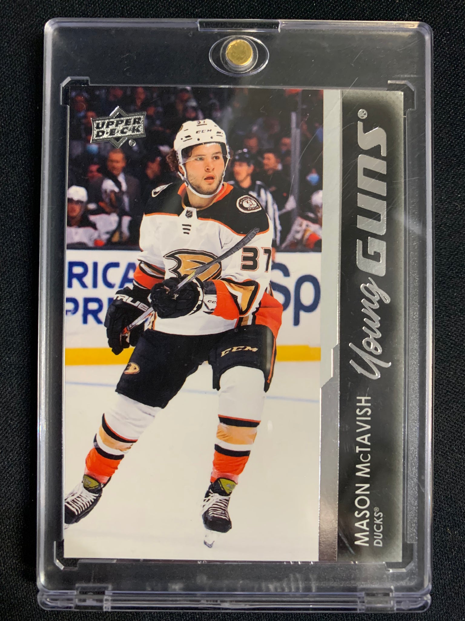 2021-22 UPPER DECK S2 HOCKEY #451 ANAHEIM DUCKS - MASON MCTAVISH YOUNG GUNS ROOKIE CARD