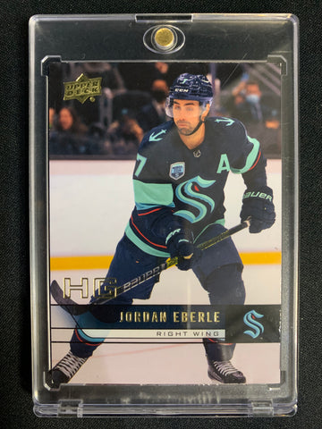 2021-22 UPPER DECK HOCKEY #T-58 SEATTLE KRAKEN - JORDAN EBERLE RETRO HIGH GLOSS #'D 070/100