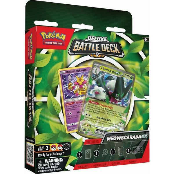 POKEMON MEOWSCARADA EX DELUXE BATTLE DECK - CHRISTMAS SALE!