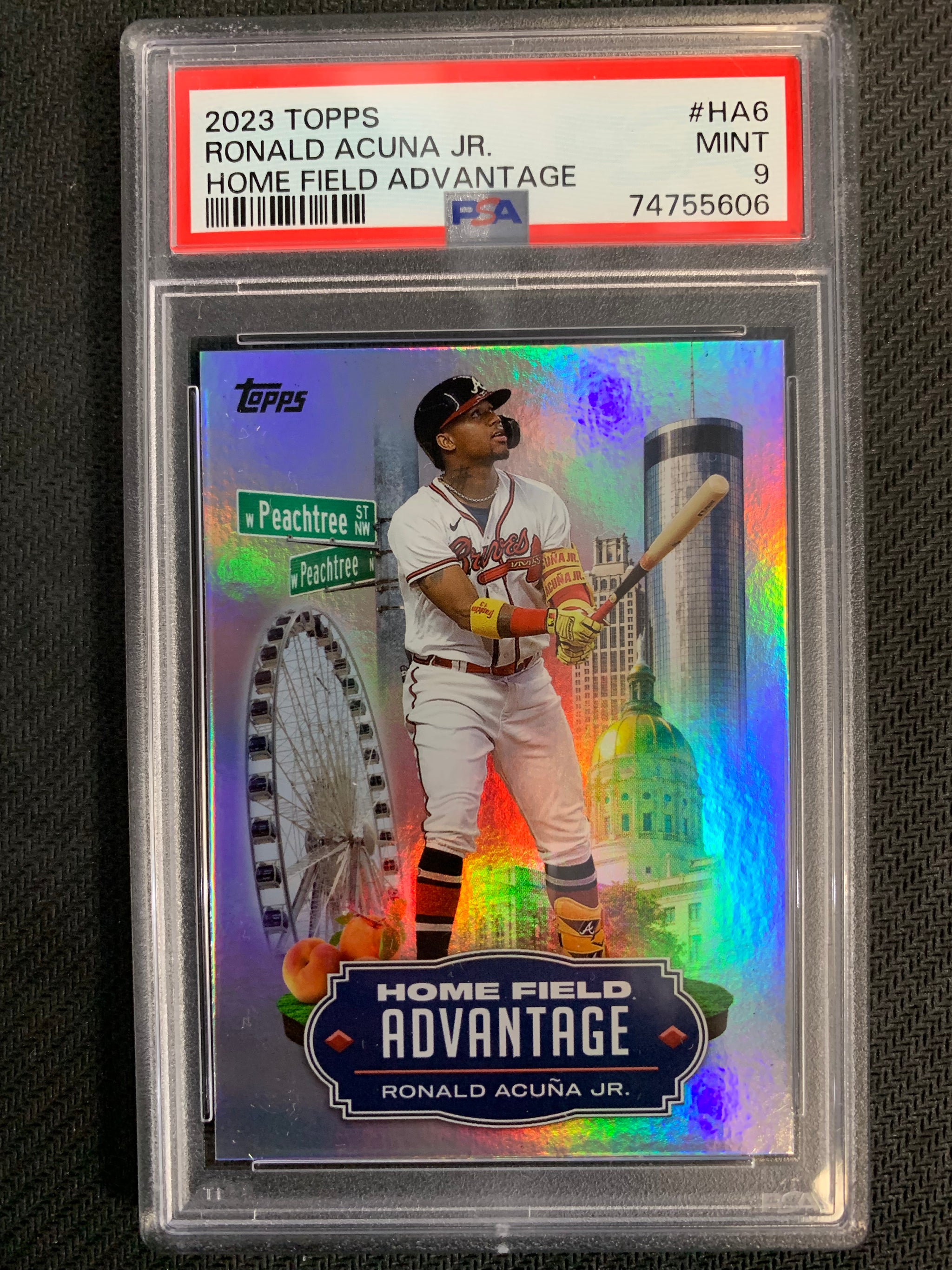 Ronald Acuna Jr/Ozzie newest Albies Rookie PSA 10 Gem Mint Braves