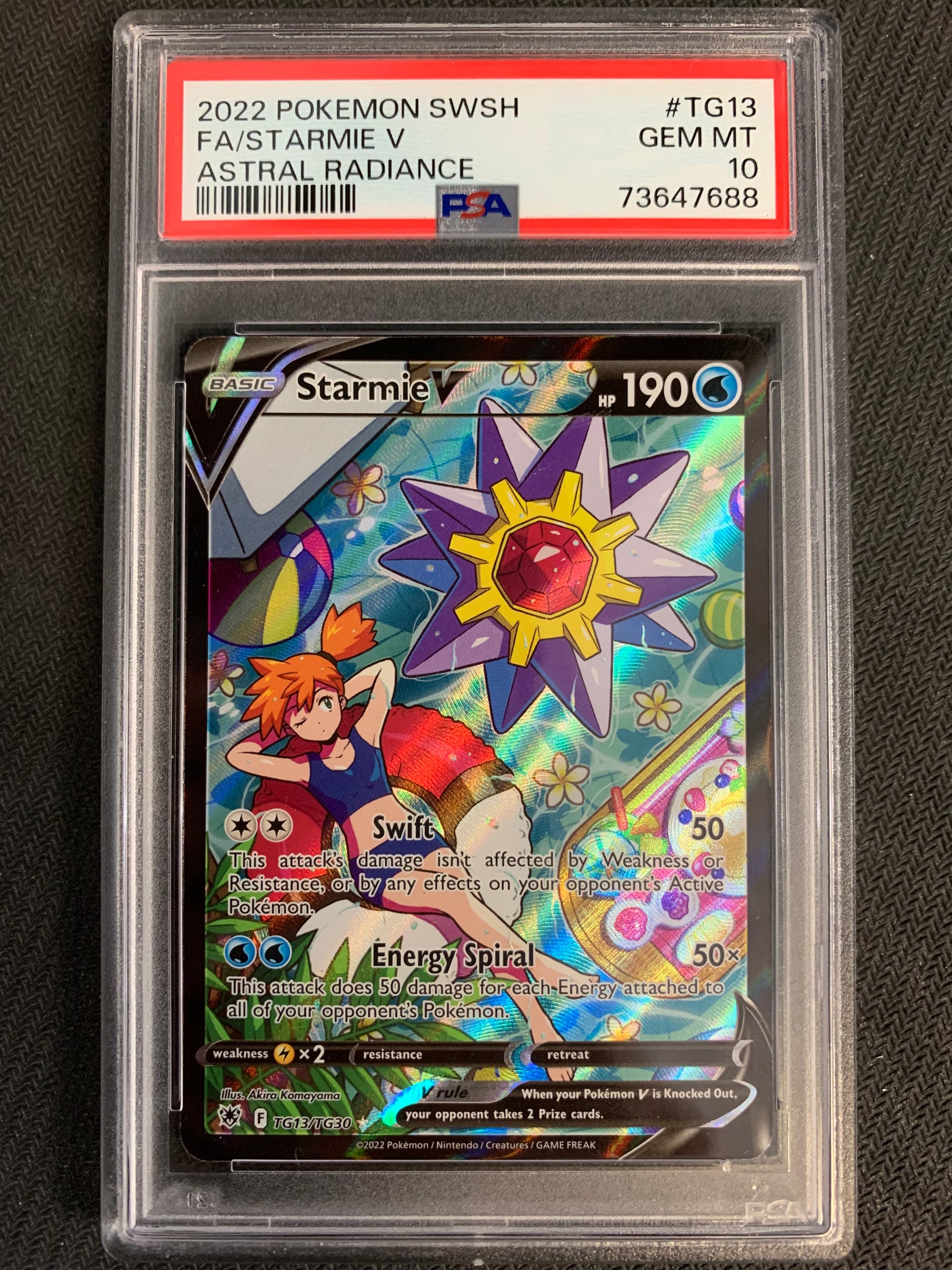 PSA 10 online Pokemon Misty's Starmie