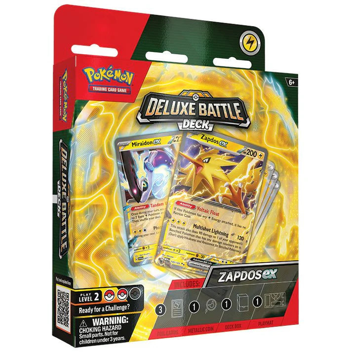 POKEMON ZAPDOS EX DELUXE BATTLE DECK - CHRISTMAS SALE!