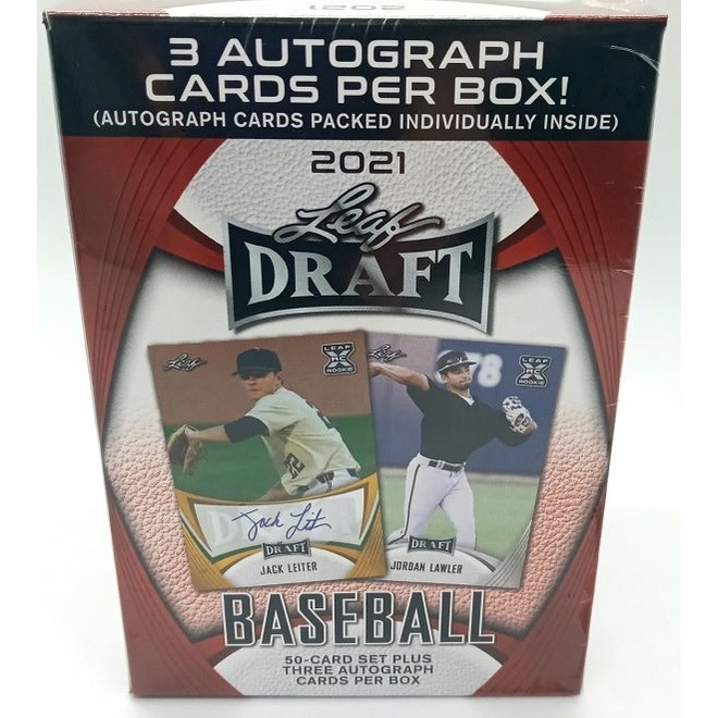 2021 LEAF DRAFT BASEBALL BLASTER BOXES - NEW!