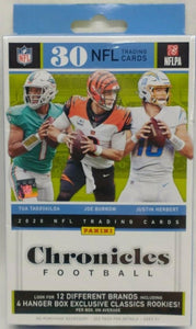 2020 PANINI CHRONICLES NFL FOOTBALL HANGER BOXES