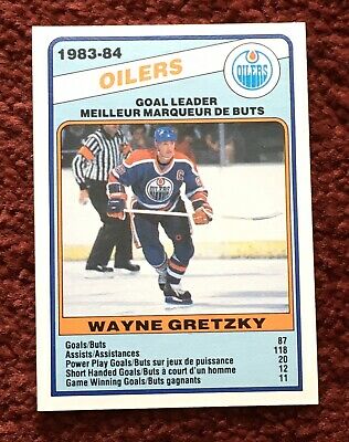 Copy of 1984-85 O-PEE-CHEE HOCKEY #357 EDMONTON OILERS - WAYNE GRETZKY TEAM LEADER CARD RAW