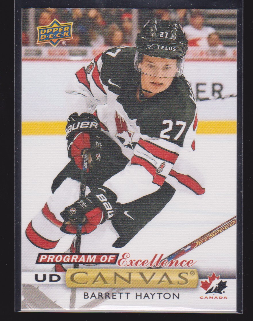 2019-20 UPPER DECK HOCKEY #C257 - BARRETT HAYTON POE CANVAS ROOKIE CARD