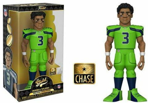 FUNKO GOLD NFL 12" RUSSELL WILSON CHASE PARALLEL PREMIUM VINYL FIGURE - BRAND NEW!