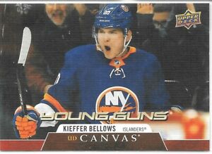 2020-21 UPPER DECK HOCKEY #C105 NEW YORK ISLANDERS - KIEFFER BELLOWS YOUNG GUNS CANVAS ROOKIE CARD