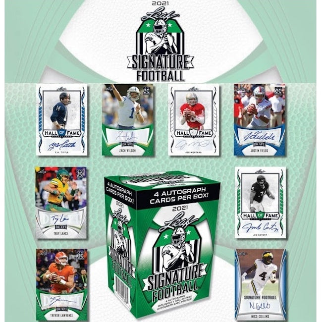 2021 LEAF SIGNATURE SERIES FOOTBALL BLASTER BOXES - BRAND NEW!