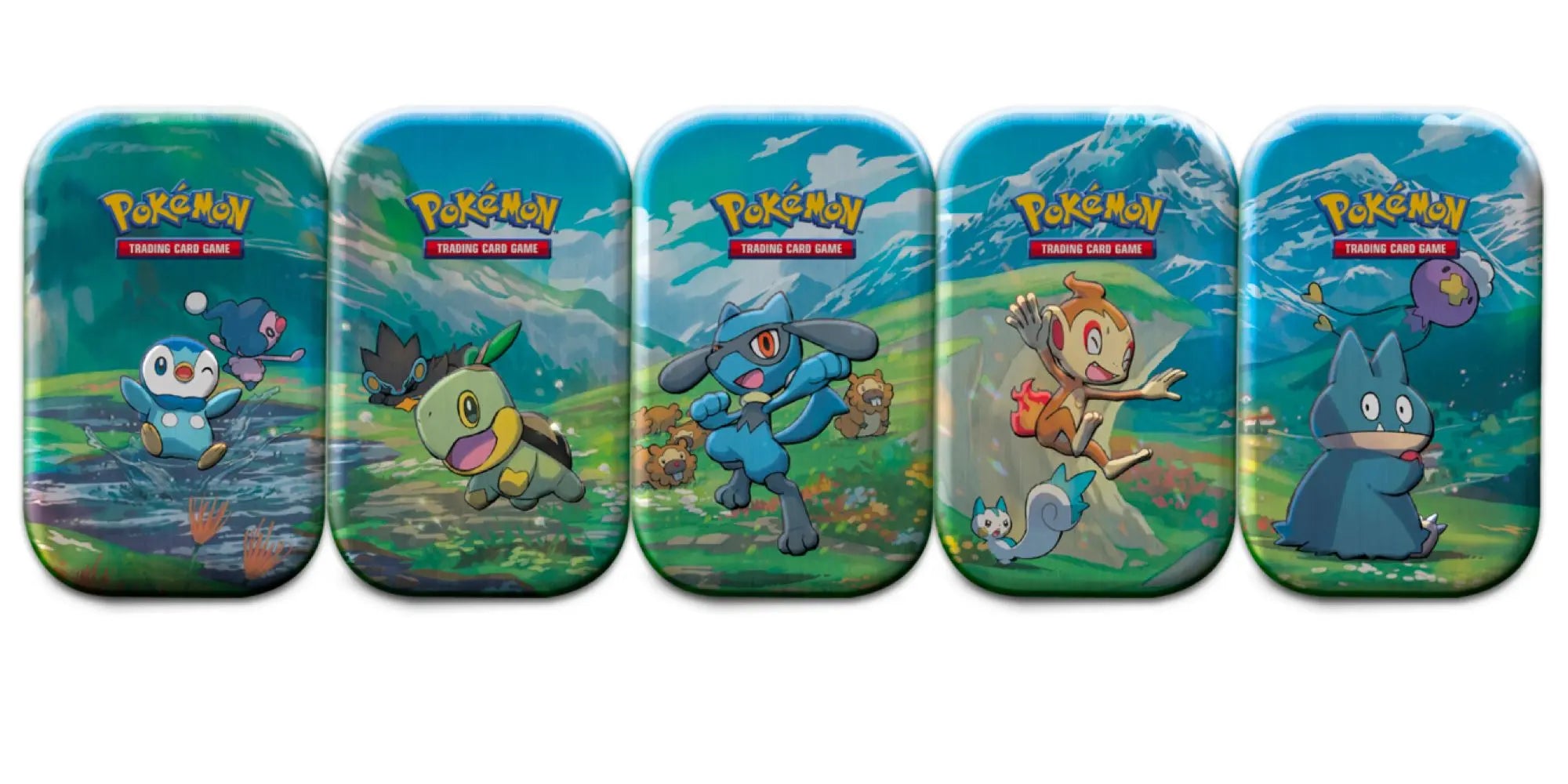 POKEMON SINNOH STARS MINI TINS SET OF 5 - BRAND NEW!