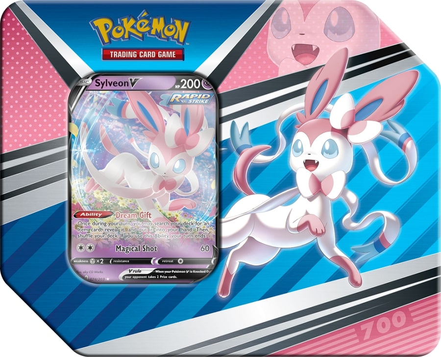 2022 POKEMON V HEROES TINS (SYLVEON) - BRAND NEW!