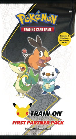 POKEMON 25TH ANNIVERSARY FIRST PARTNER PACK - UNOVA