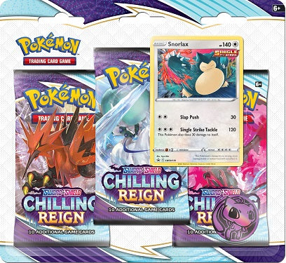 POKEMON SWSH6 CHILLING REIGN 3-PACK BLISTERS