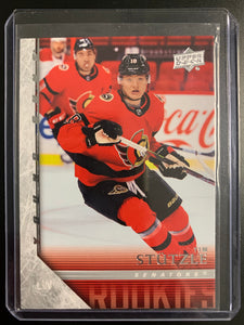 2020-21 UPPER DECK EXTENDED HOCKEY #T-81 OTTAWA SENATORS - TIM STUTZLE YOUNG GUNS RETRO ROOKIE CARD