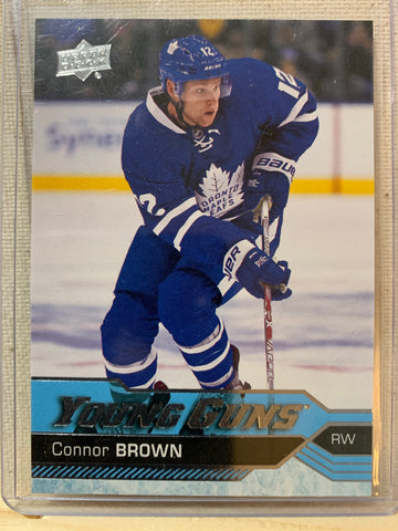 2016-17 UPPER DECK HOCKEY #204 TORONTO MAPLE LEAFS - CONNOR BROWN YOUNG GUNS ROOKIE CARD RAW