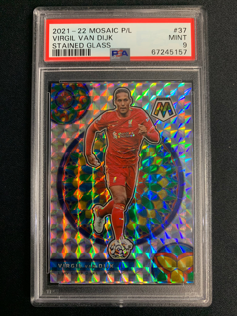 2021 PANINI MOSAIC EPL SOCCER #37 - LIVERPOOL - VIRGIL VAN DIJK STAINE –  Mint Sports Cards & Collectibles