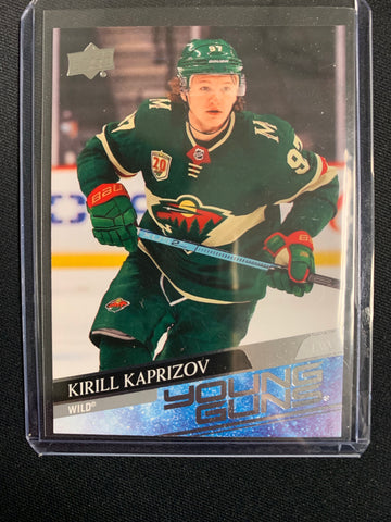 2020-21 UPPER DECK HOCKEY #451 MINNESOTA WILD - KIRILL KAPRIZOV YOUNG GUNS ROOKIE CARD