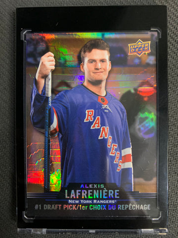 2020-21 UPPER DECK TIM HORTONS HOCKEY #DP-1 NEW YORK RANGERS - ALEXIS LAFRENIERE #1 DRAFT PICK REDEMPTION SP