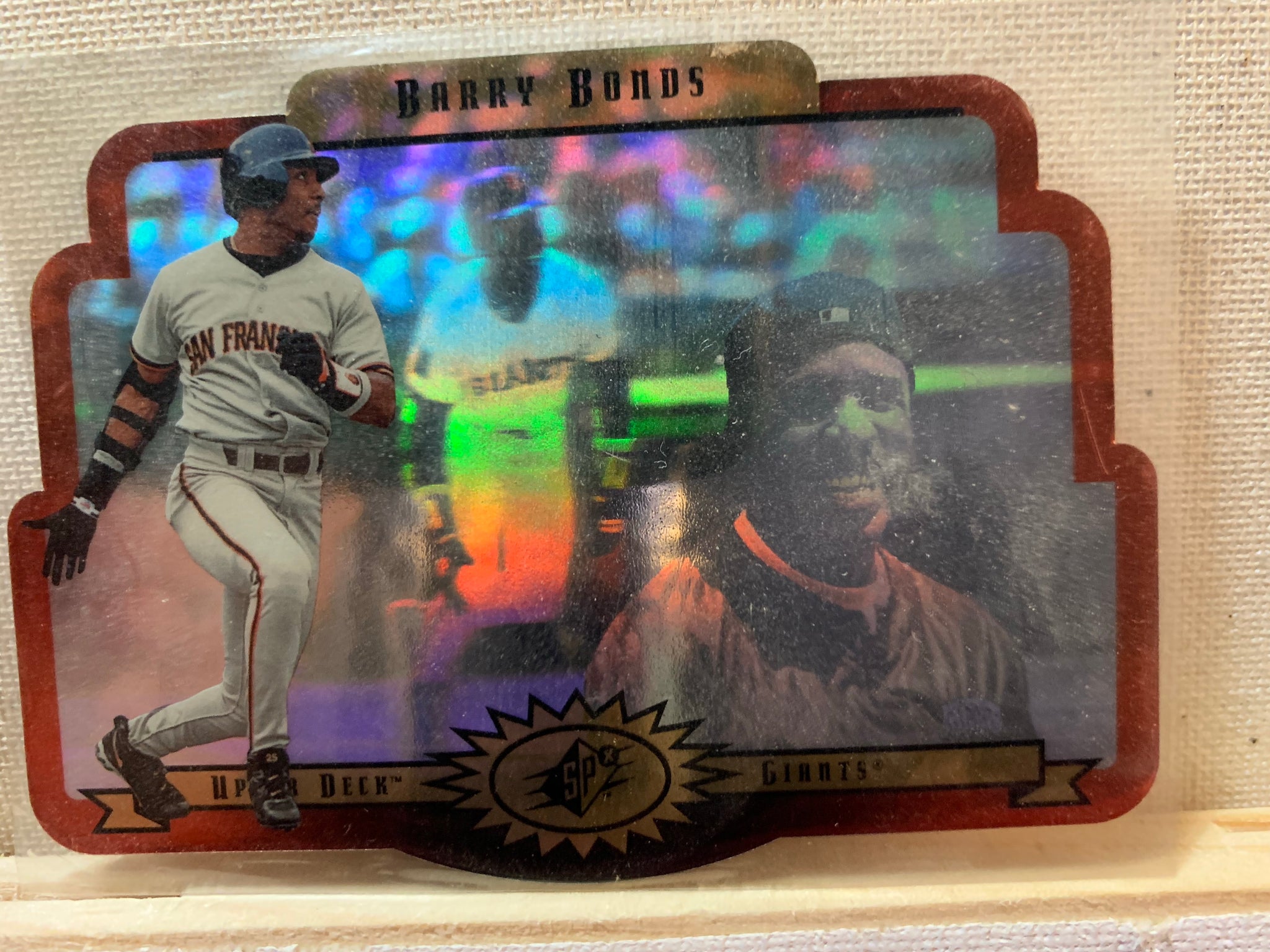 1996-97 UPPER DECK SPX BASEBALL #51 - BARRY BONDS CARD RAW