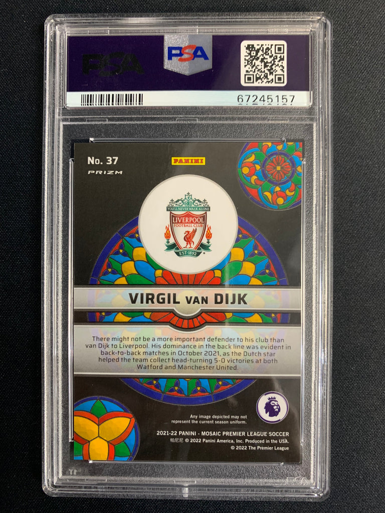 2021 PANINI MOSAIC EPL SOCCER #37 - LIVERPOOL - VIRGIL VAN DIJK STAINE –  Mint Sports Cards & Collectibles