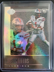 2021 PANINI CHRONICLES DRAFT PICKS FOOTBALL #102 CHICAGO BEARS - JUSTIN FIELDS CHRONICLES ILLUSIONS ROOKIE CARD