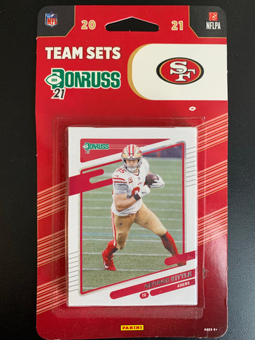 2021 PANINI DONRUSS NFL FOOTBALL TEAM SETS - SAN FRANCISCO 49ERS