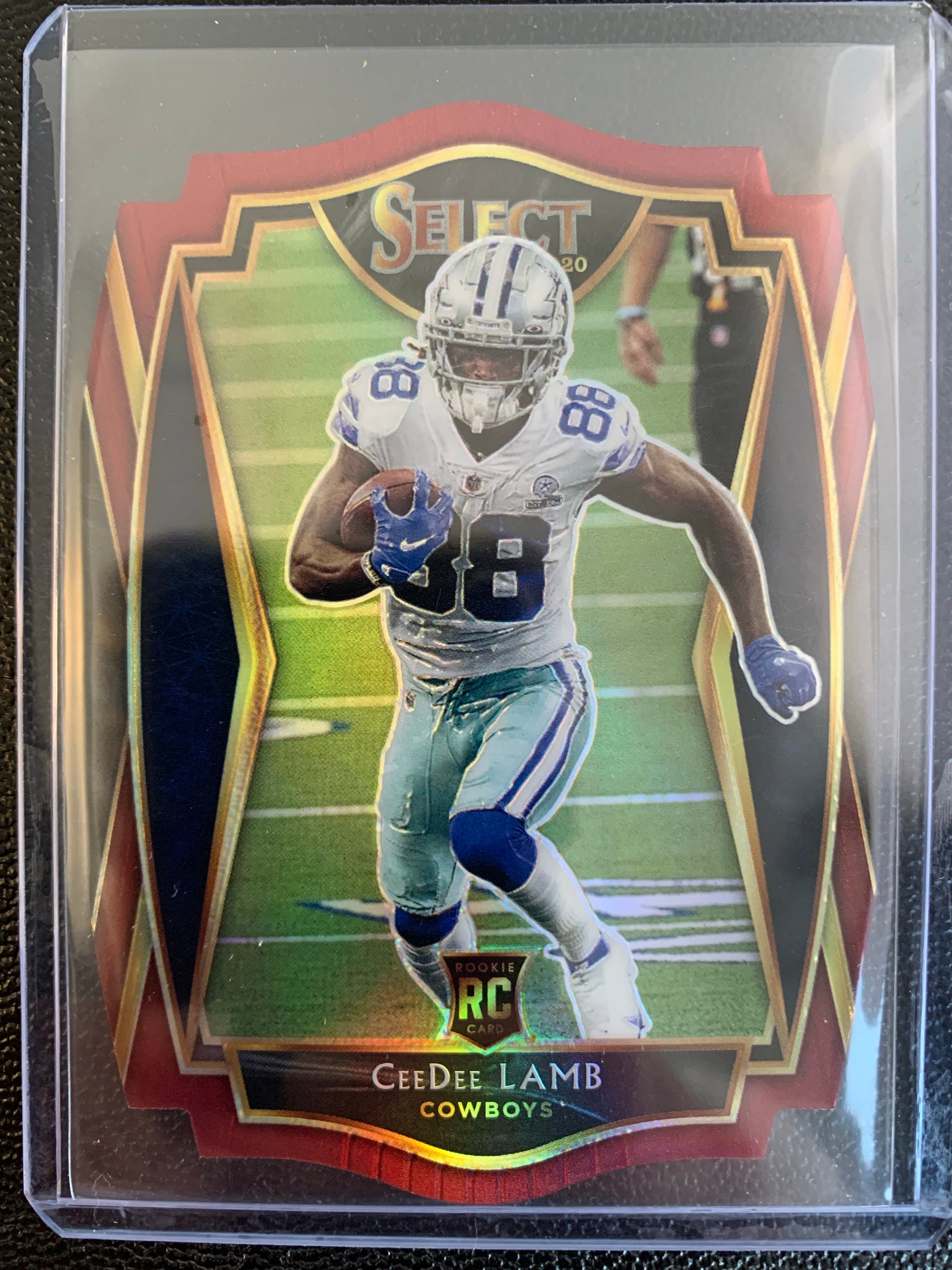 CeeDee Lamb 2020 PANINI SELECT CERTIFIED RC #SCR-7 DALLAS COWBOYS!