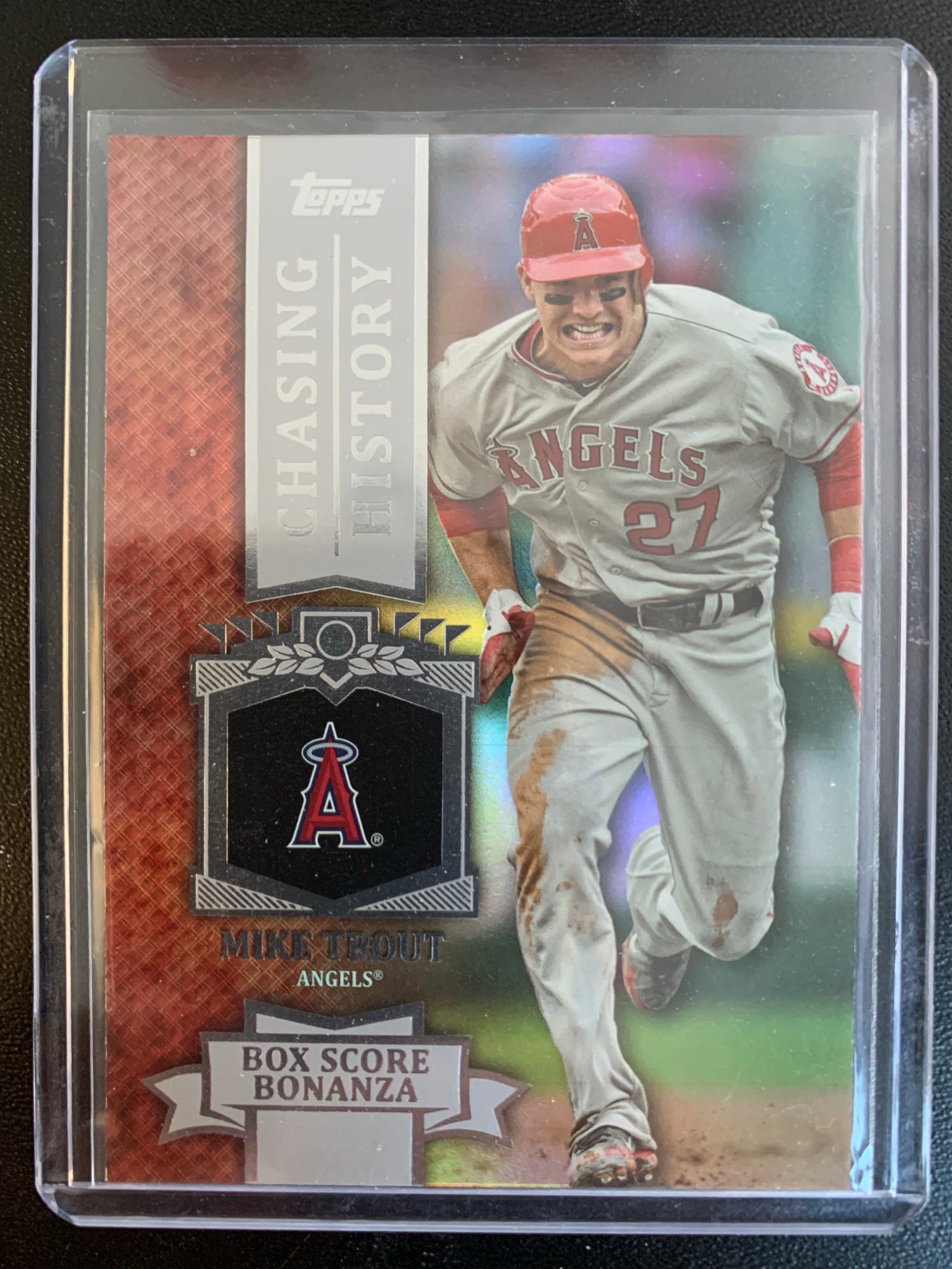 2022 Topps Series 1 Mike Trout #27 Los Angeles Angels MLB Baseball Card