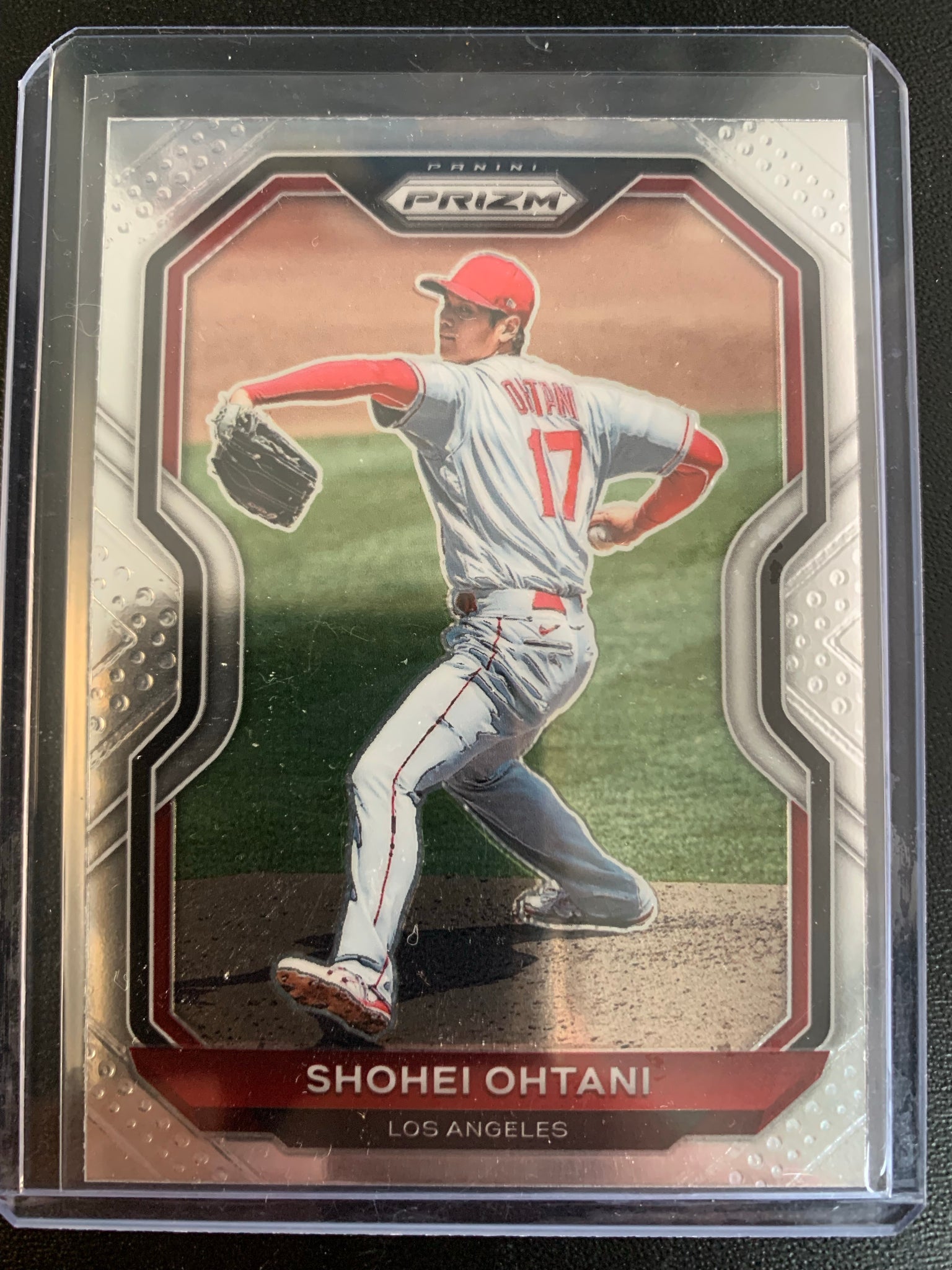 2021 PANINI PRIZM BASEBALL #183 LOS ANGELES ANGELS - SHOHEI OHTANI BASE PRIZM CARD