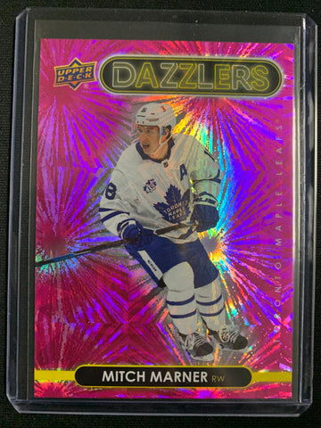 2021-22 UPPER DECK S1 HOCKEY #DZ-41 TORONTO MAPLE LEAFS - MITCH MARNER PINK DAZZLERS