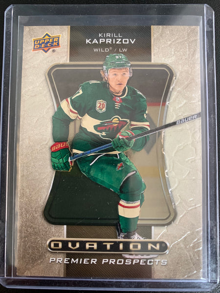 2020-21 UPPER DECK EXTENDED HOCKEY #O-41 MINNESOTA WILD - KIRILL KAPRIZOV OVATION PREMIER PROSPECTS ROOKIE CARD