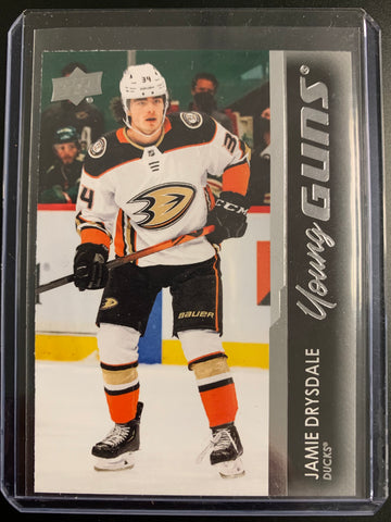 2021-22 UPPER DECK S1 HOCKEY #205 ANAHEIM DUCKS - JAMIE DRYSDALE YOUNG GUNS ROOKIE CARD